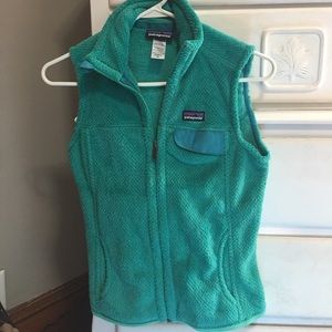 XS Green Patagonia Vest