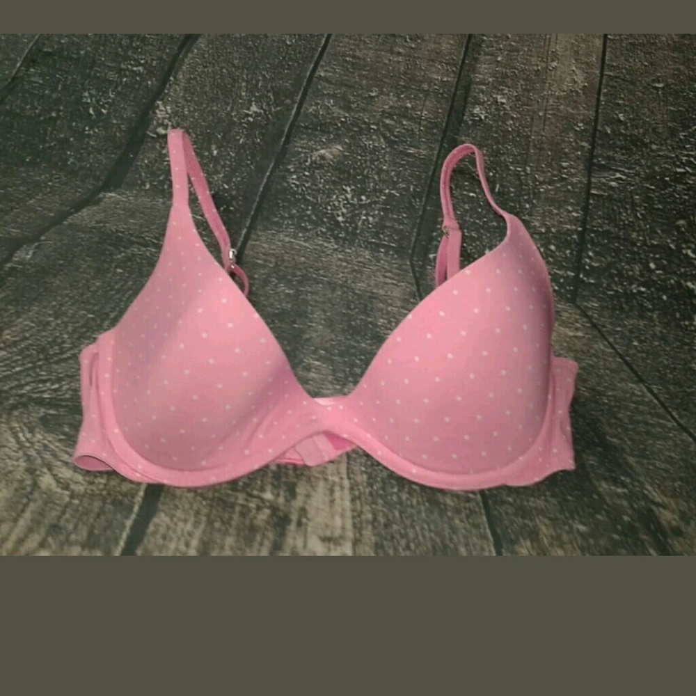 PINK BY VICTORIA SECRET SCOOP NECK BRA 34B