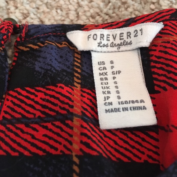 Plaid Crop Top from Forever 21 - Picture 4 of 7