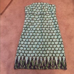 Lilly Pulitzer strapless dress