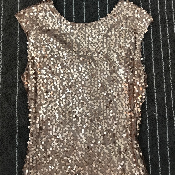 Forever 21. NWT rose gold dress - Picture 2 of 8