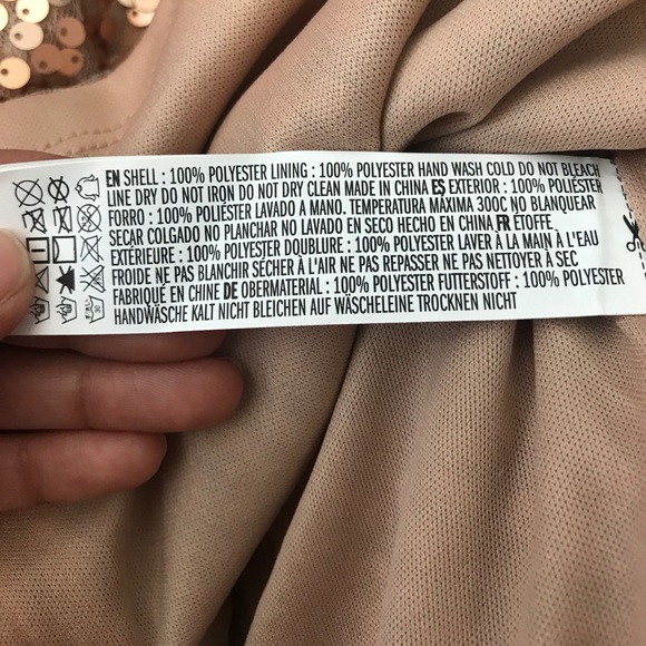 Forever 21. NWT rose gold dress - Picture 7 of 8