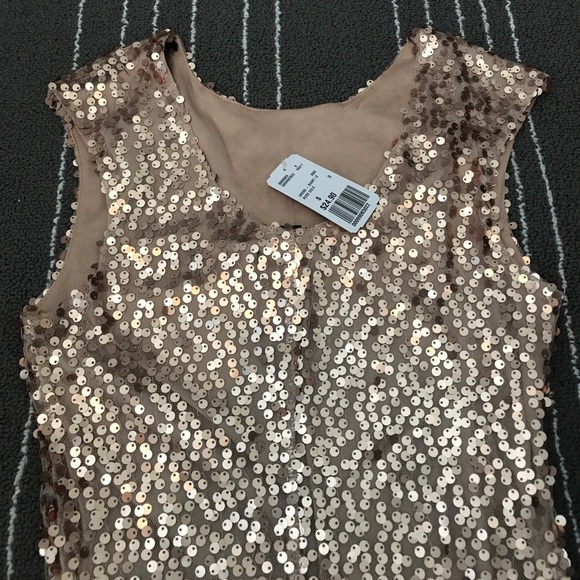 Forever 21. NWT rose gold dress - Picture 8 of 8