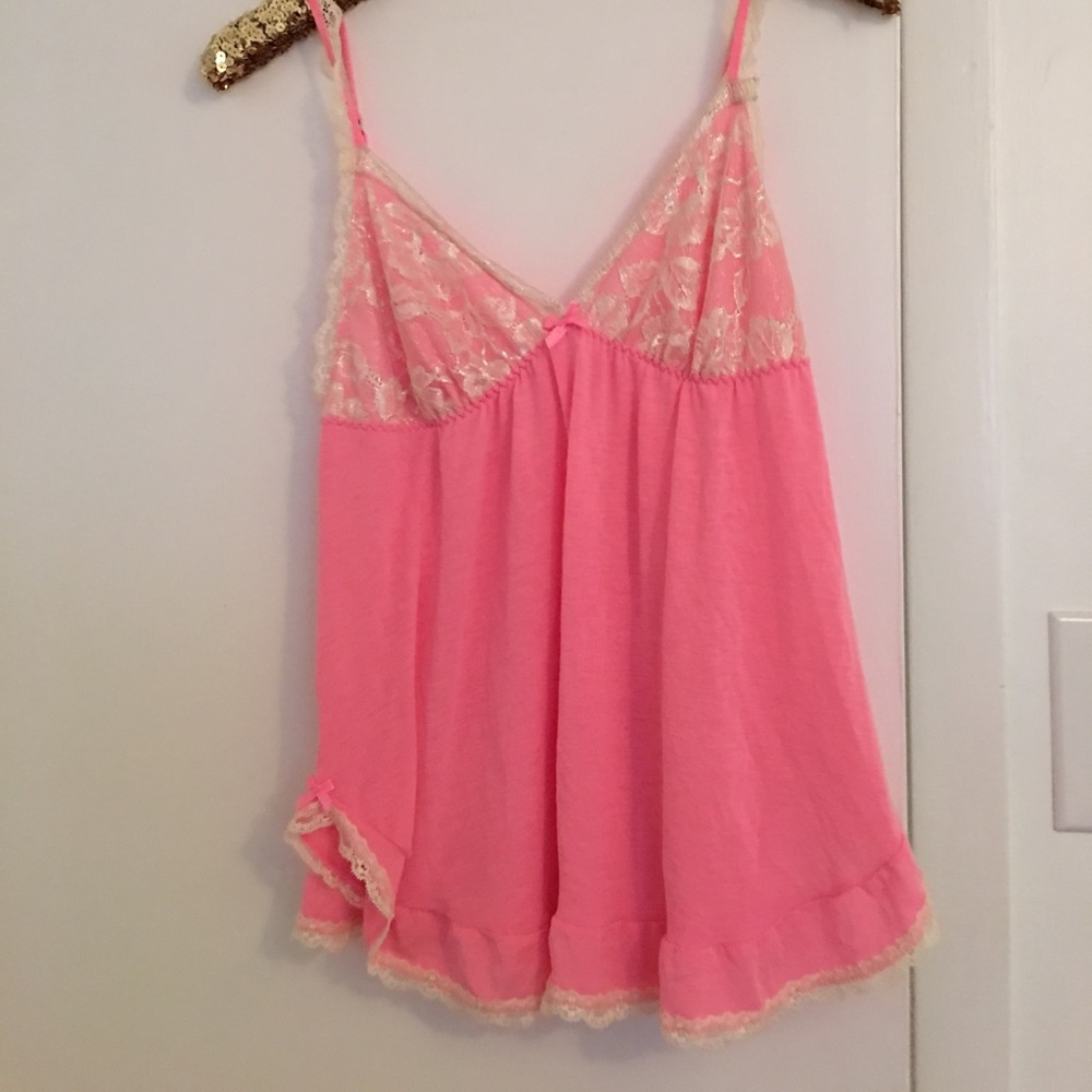 Victoria Secret pink sleep cami sz Large