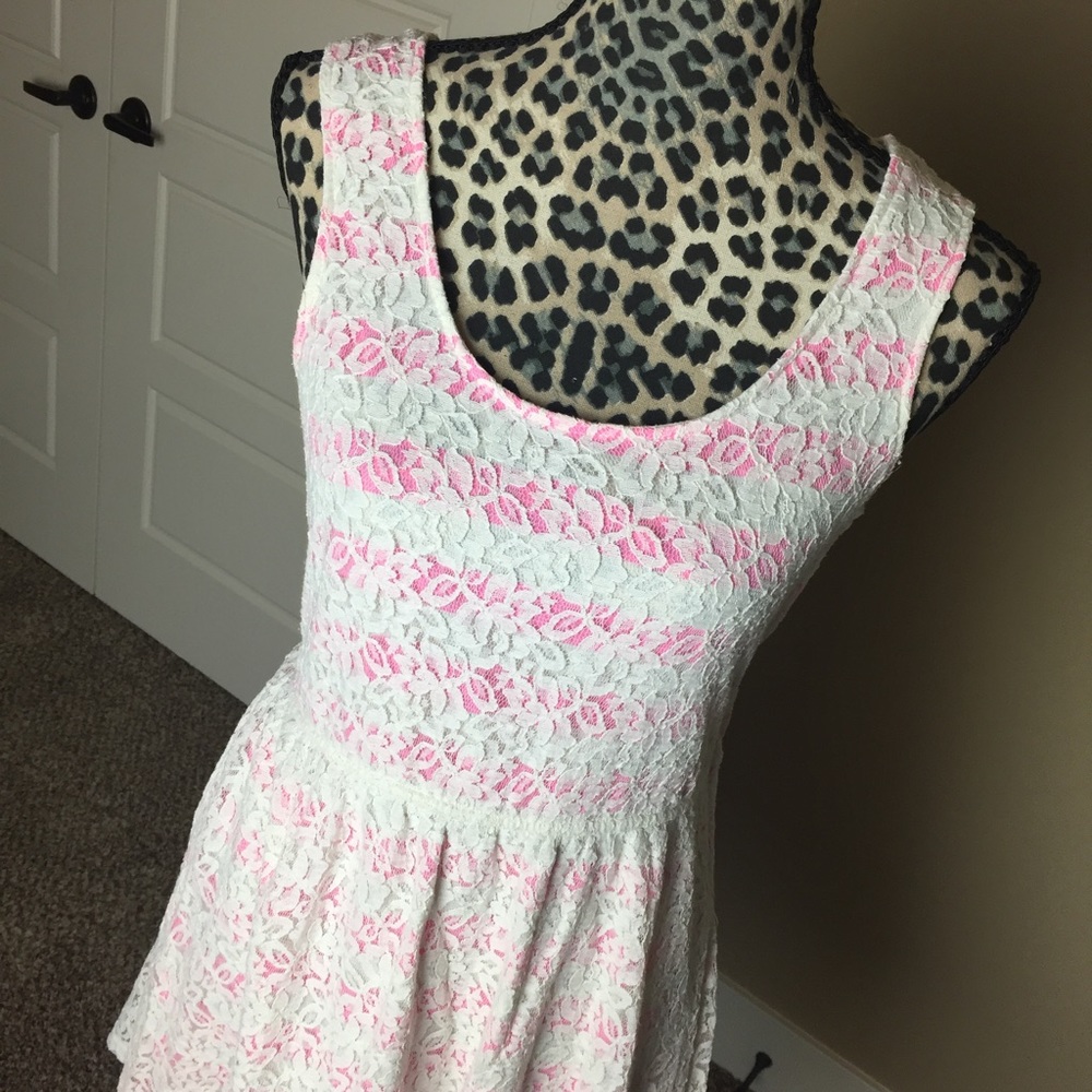 ❌SOLD❌ Pretty in Pink and Lace Dress
