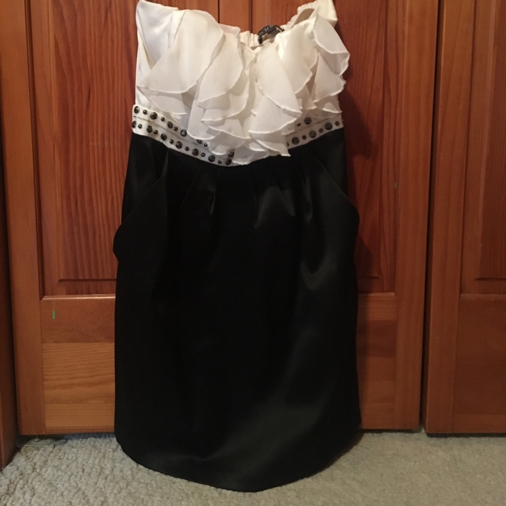 Black and White Cocktail Dress