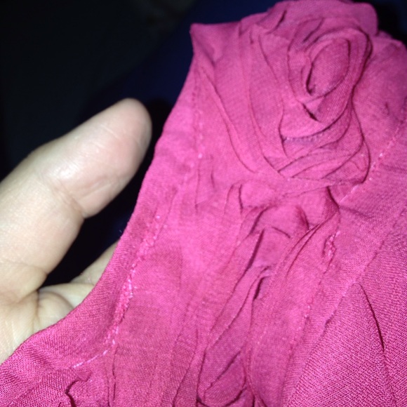 Kids Pink Roses Dress - Picture 3 of 4