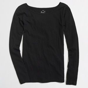 J. Crew Black Painter T