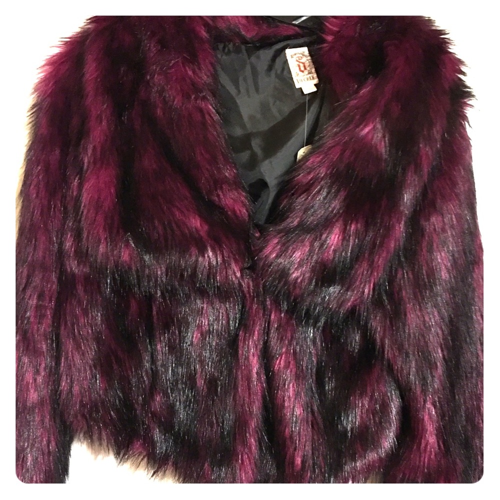 Faux Fur Mini Coat