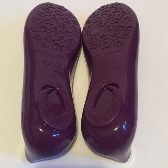 New Oka B Purple Flats Size 10 - Picture 5 of 6
