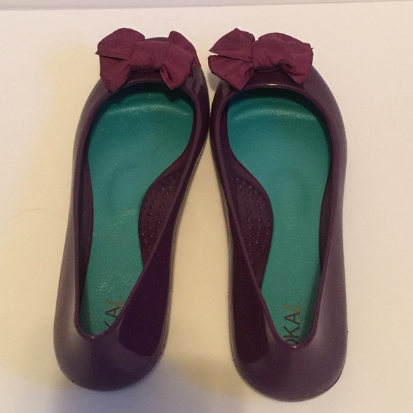 New Oka B Purple Flats Size 10 - Picture 6 of 6