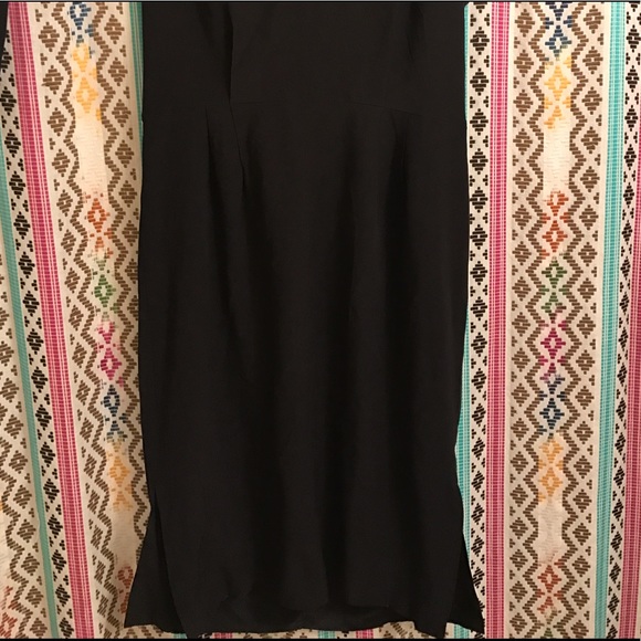 MIDI Black Sheath dress - Picture 2 of 3