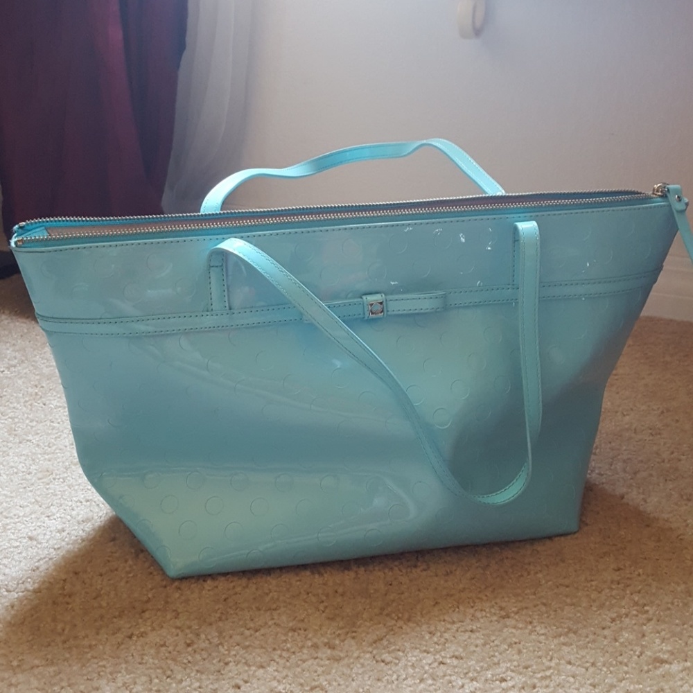 Kate Spade Camellia Sophie patent leather handbag