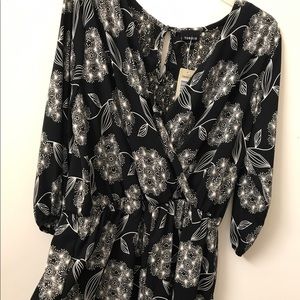 Black and white Romper