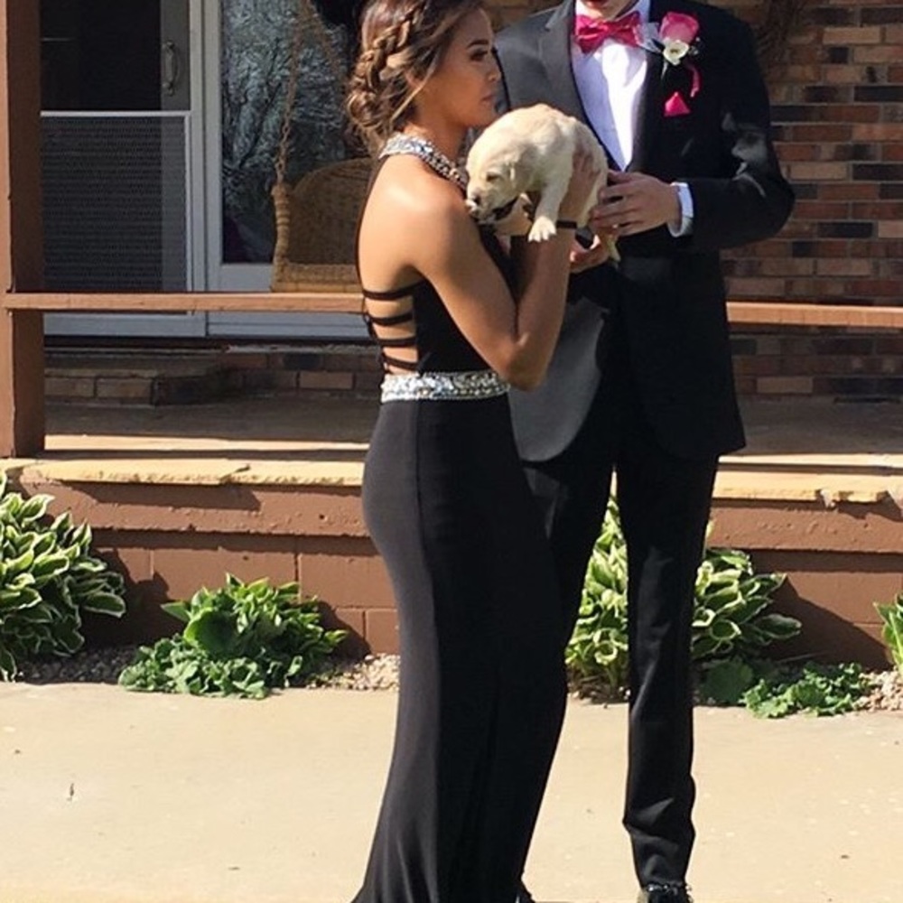 Black Alyce Paris prom dress