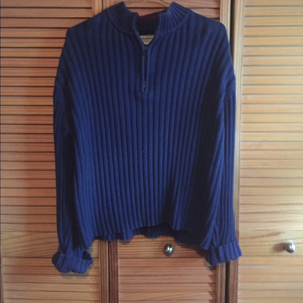 R&R Vintage blue zip up sweater