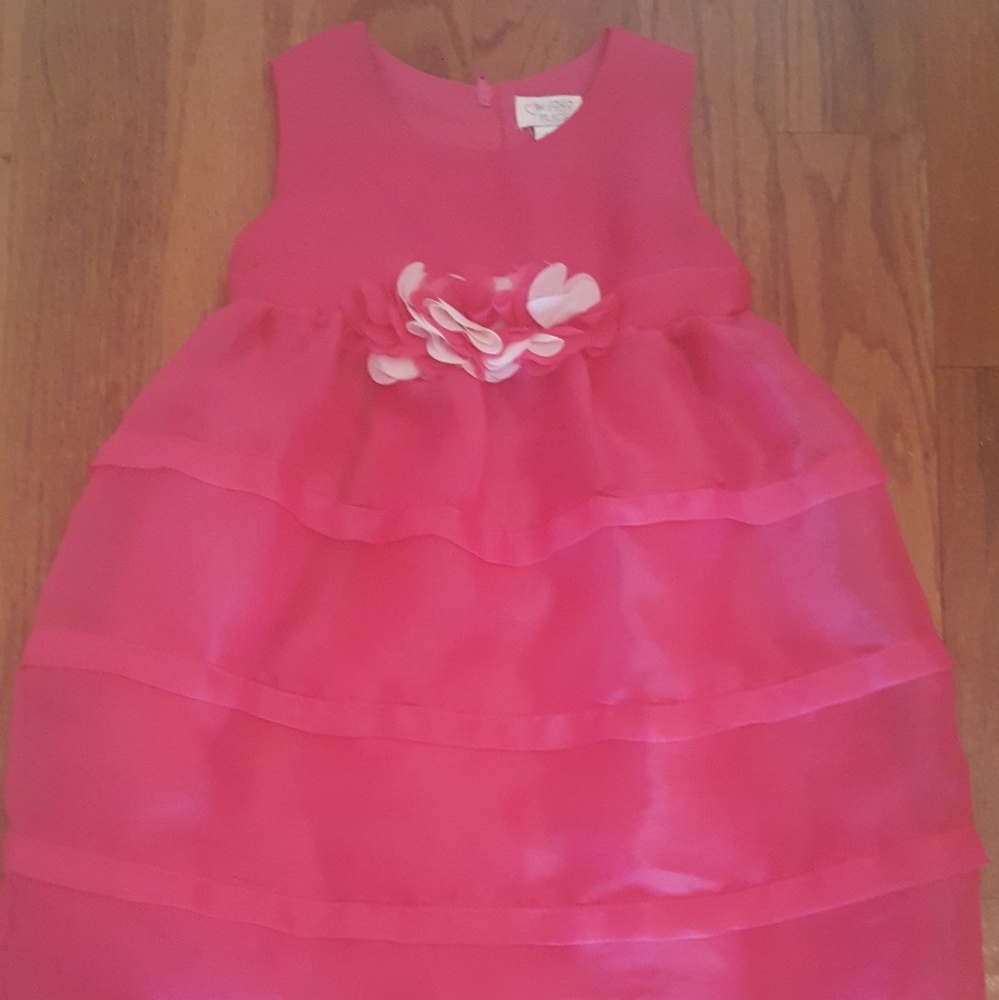 Pink Floral Formal Dress