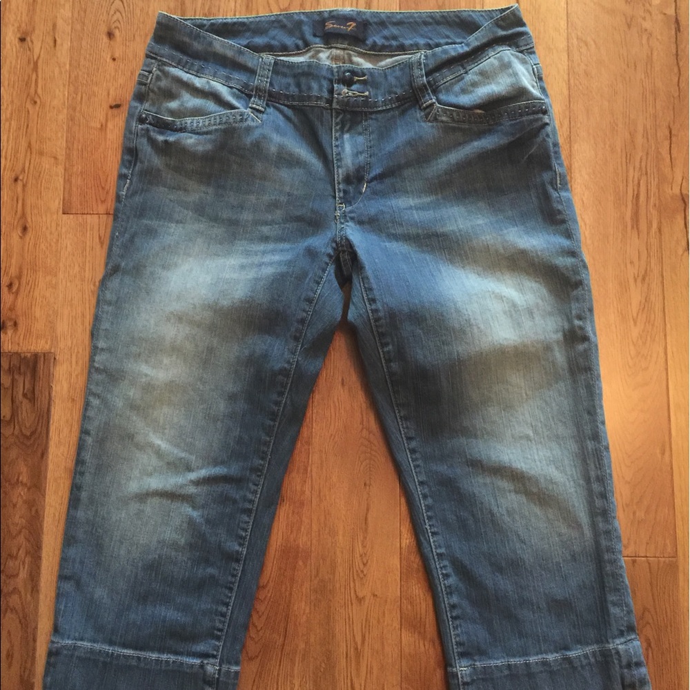 7 For All Mankind brand Denim Capri in size 10