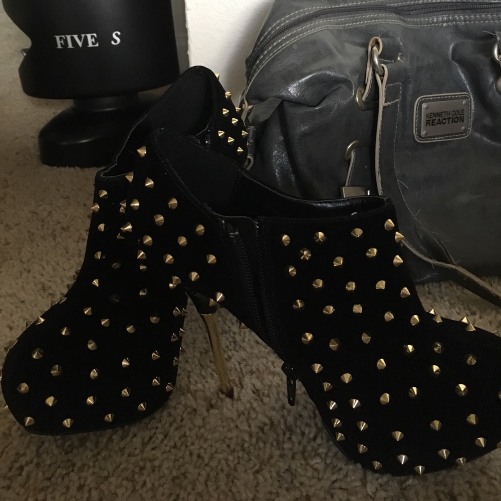 Size 8 spiked booties
