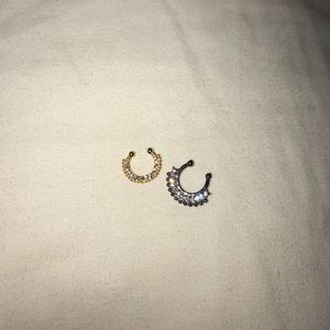 Fake septum rings
