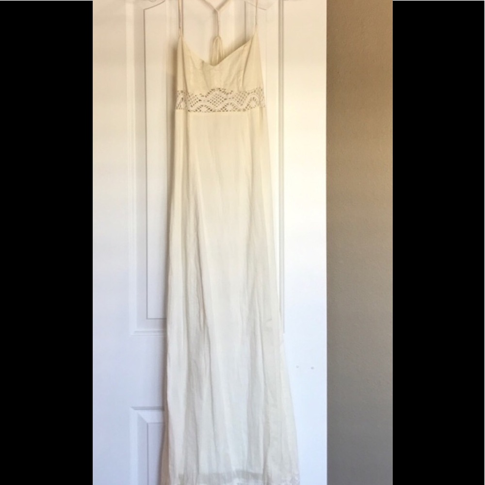 HM gorgeous cream crochet dress