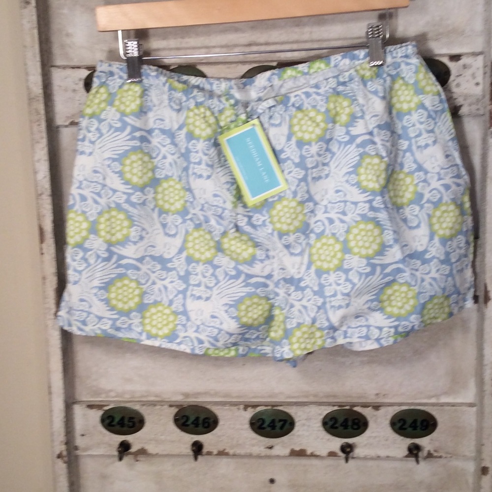 Needham Lane pajama cotton bottoms NWT