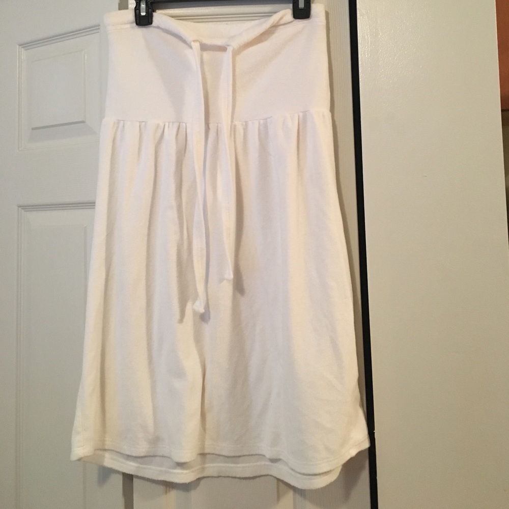 White beach cover-up