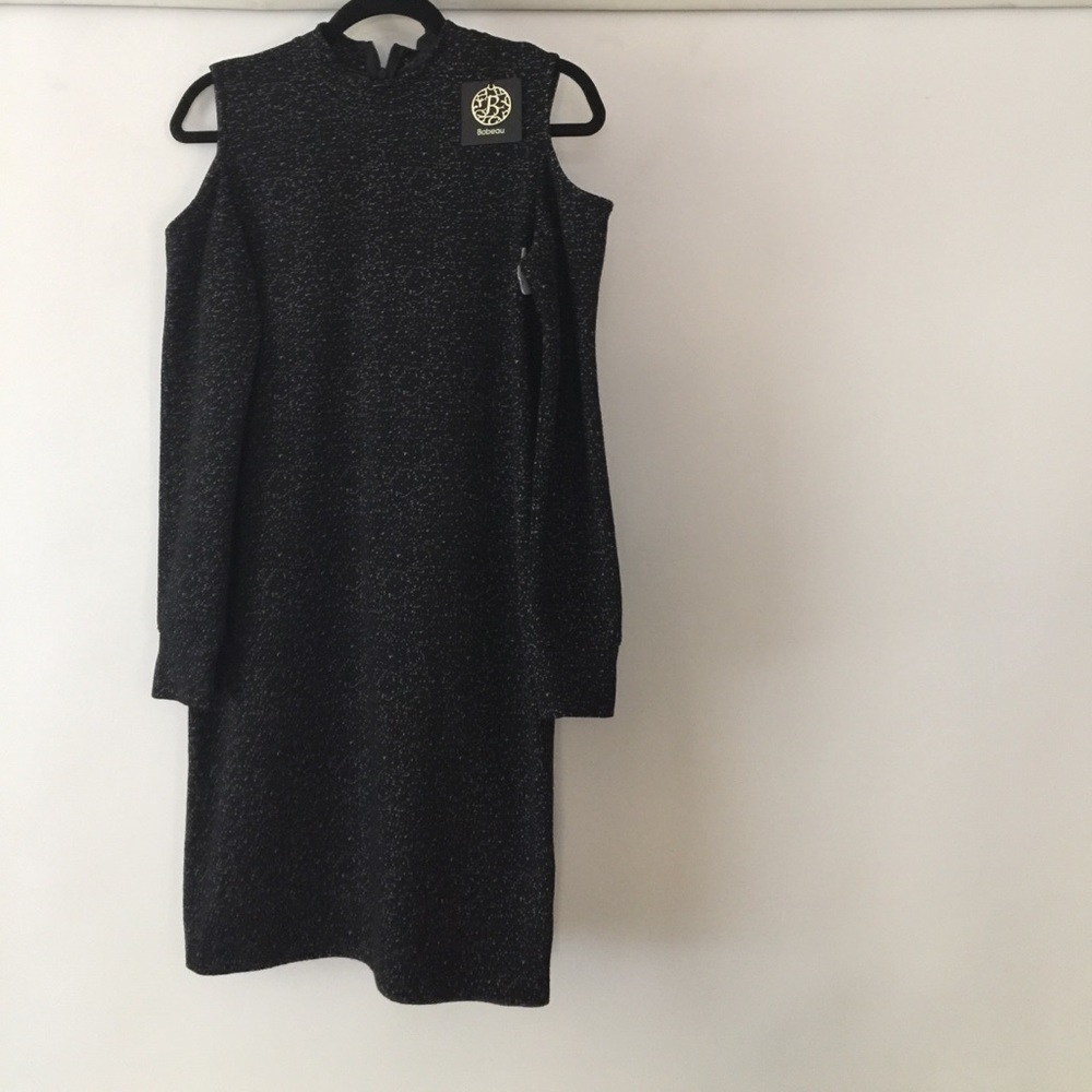 Bobeau cold shoulder long sleeves sparkle fabric👗