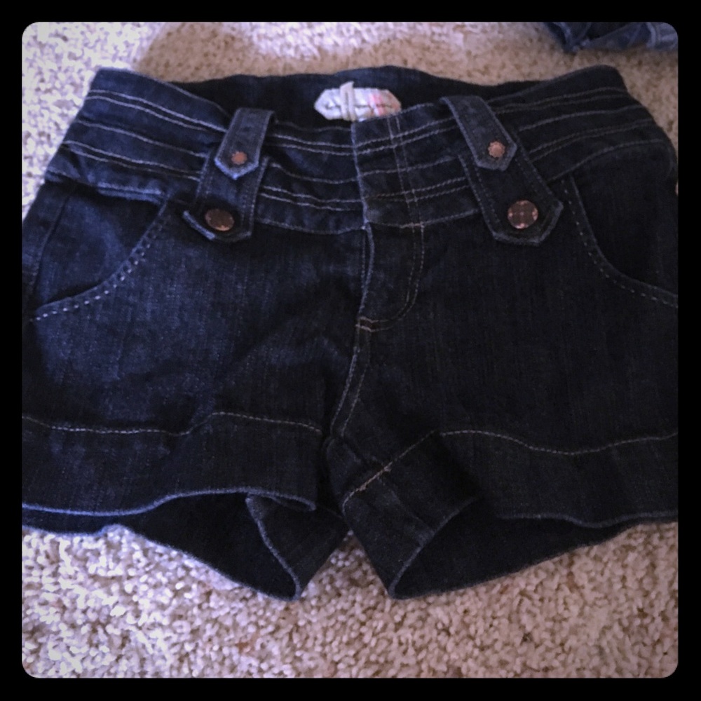 Denim shorts