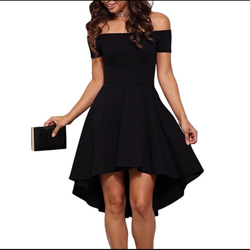 Black Off-Shoulder Dress NWOT!