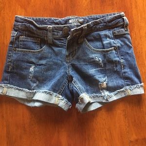 Jean distressed short