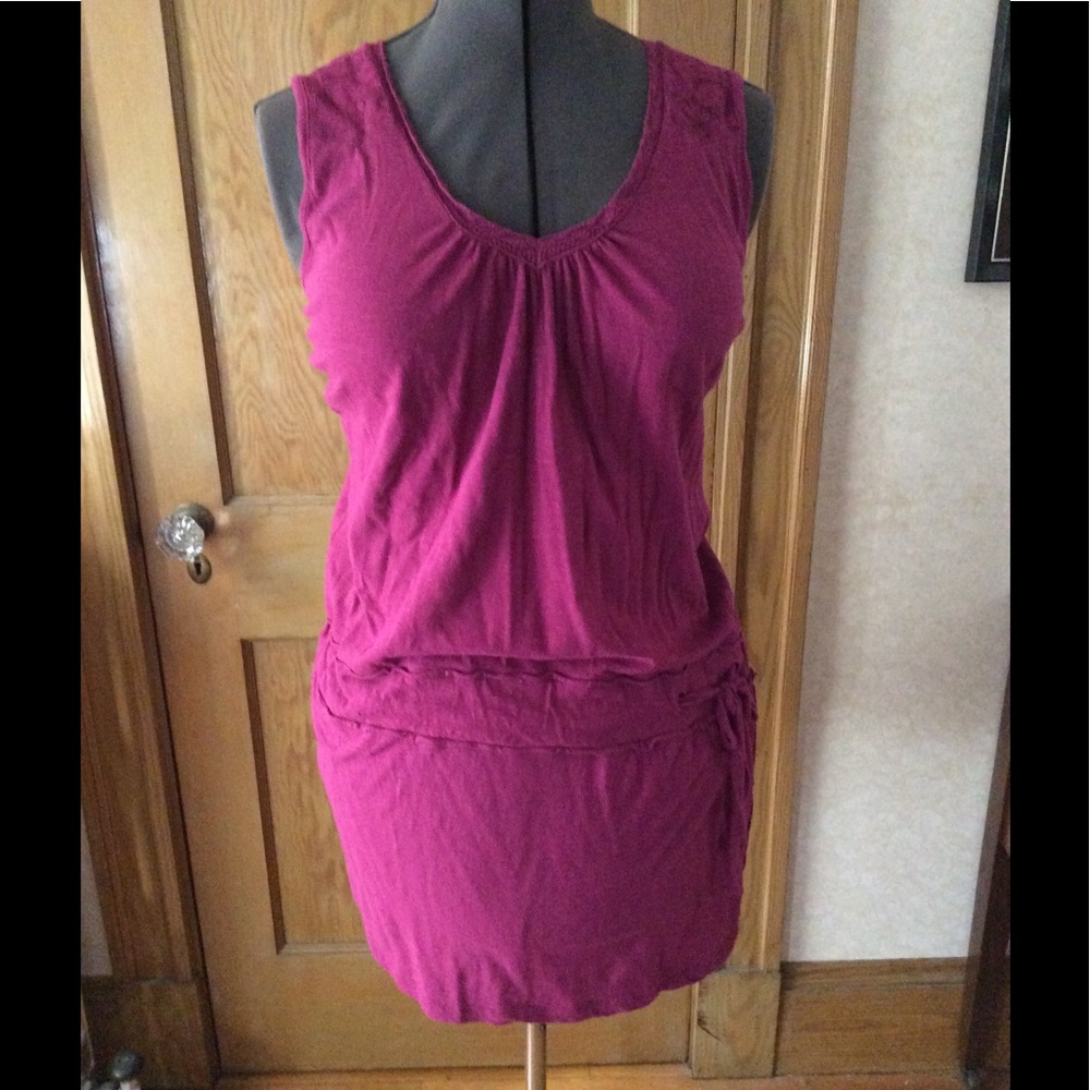 Prana Dropwaist Dress with Lace Detail