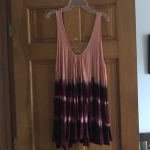 Free People Tie Dye Tunic Tank