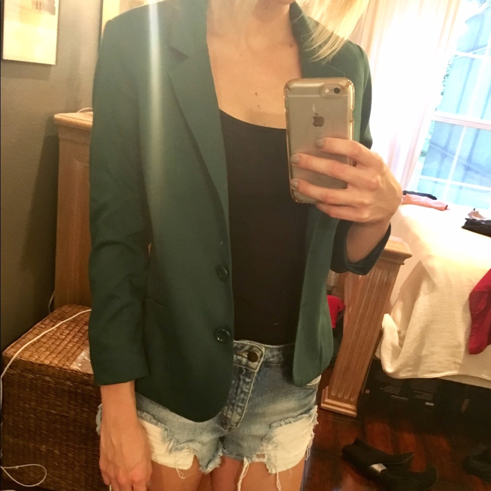 Green blazer