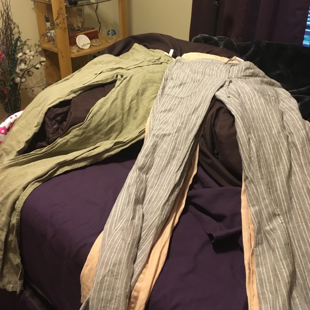 Victoria's Secret linen beach pants