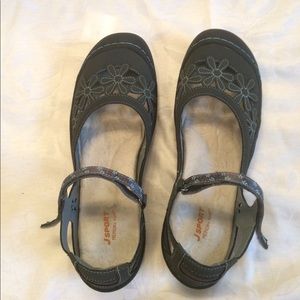 J-Sport Wildflower Mary Janes by Jambu Sandals 10