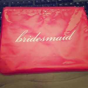 Kate Spade Gia Pink Bridesmaid Clutch