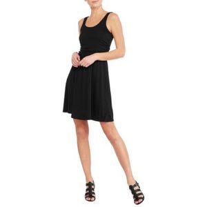 Faded Glory Easy Knit Shirred Flip Flop Dress