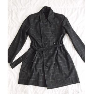 Dark Grey Trench Coat