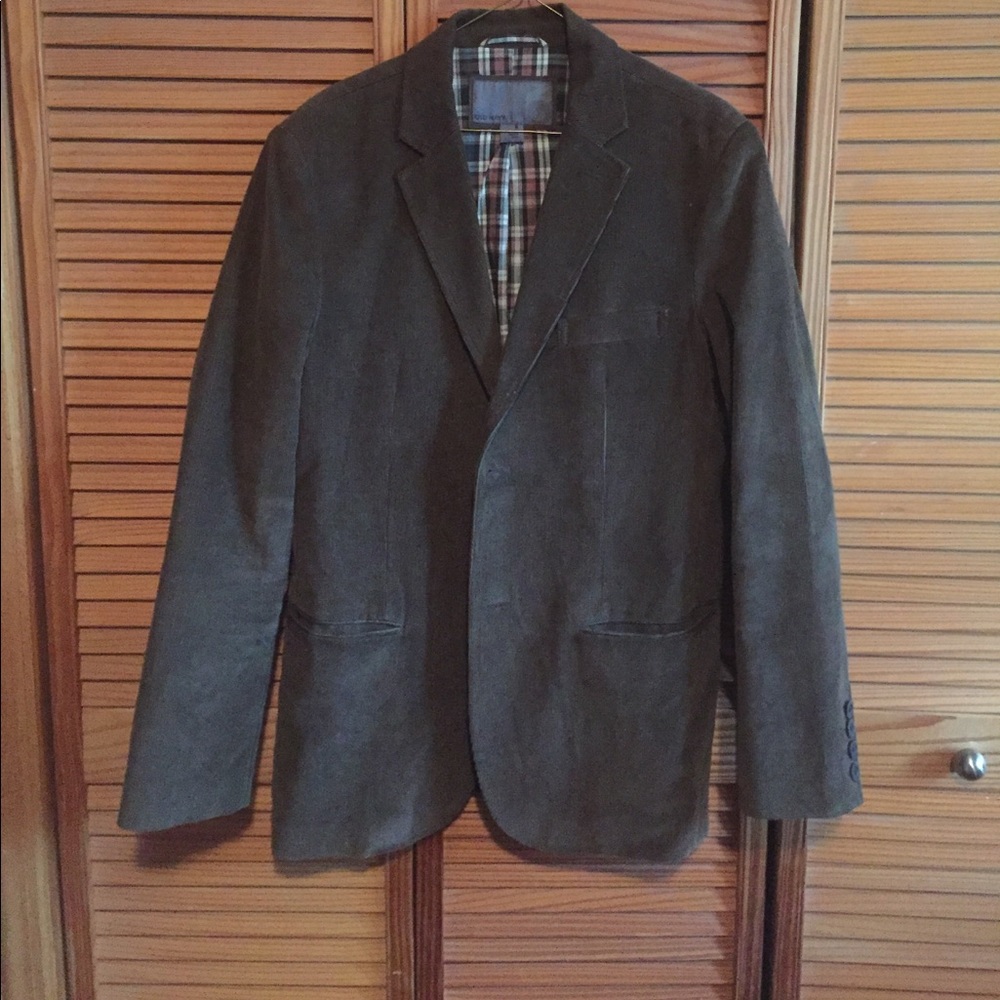 Brown corduroy blazer