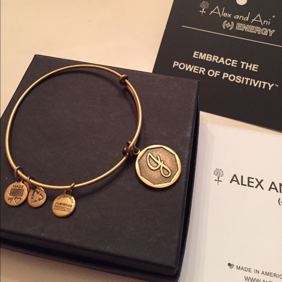 Alex And Ani Jewelry - Alex and Ani  Initial J bracelet copper color