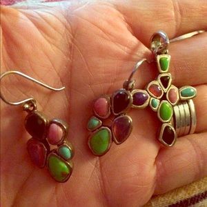 Earring and Pendant set