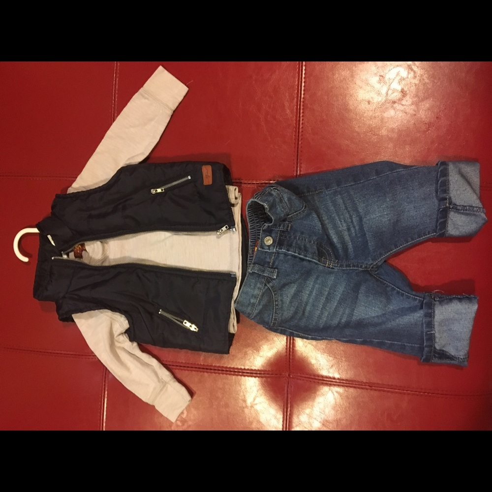 7 for all man kind baby boys set in 12months