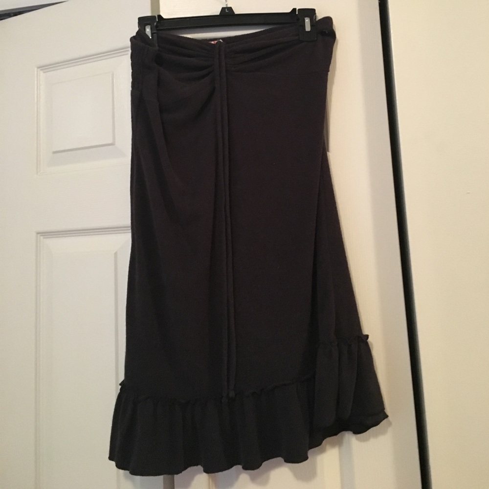 Black cover-up dress