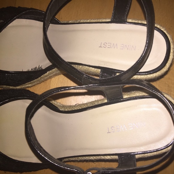 Nine West espadrilles wedge heel shoes size 9 1/2 - Picture 4 of 5