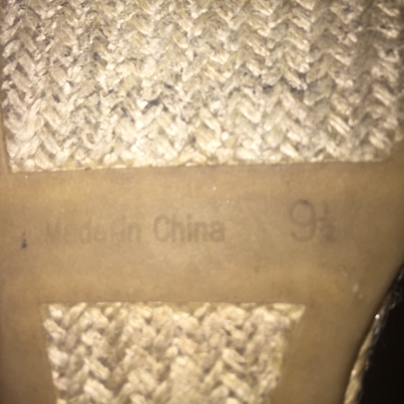 Nine West espadrilles wedge heel shoes size 9 1/2 - Picture 5 of 5