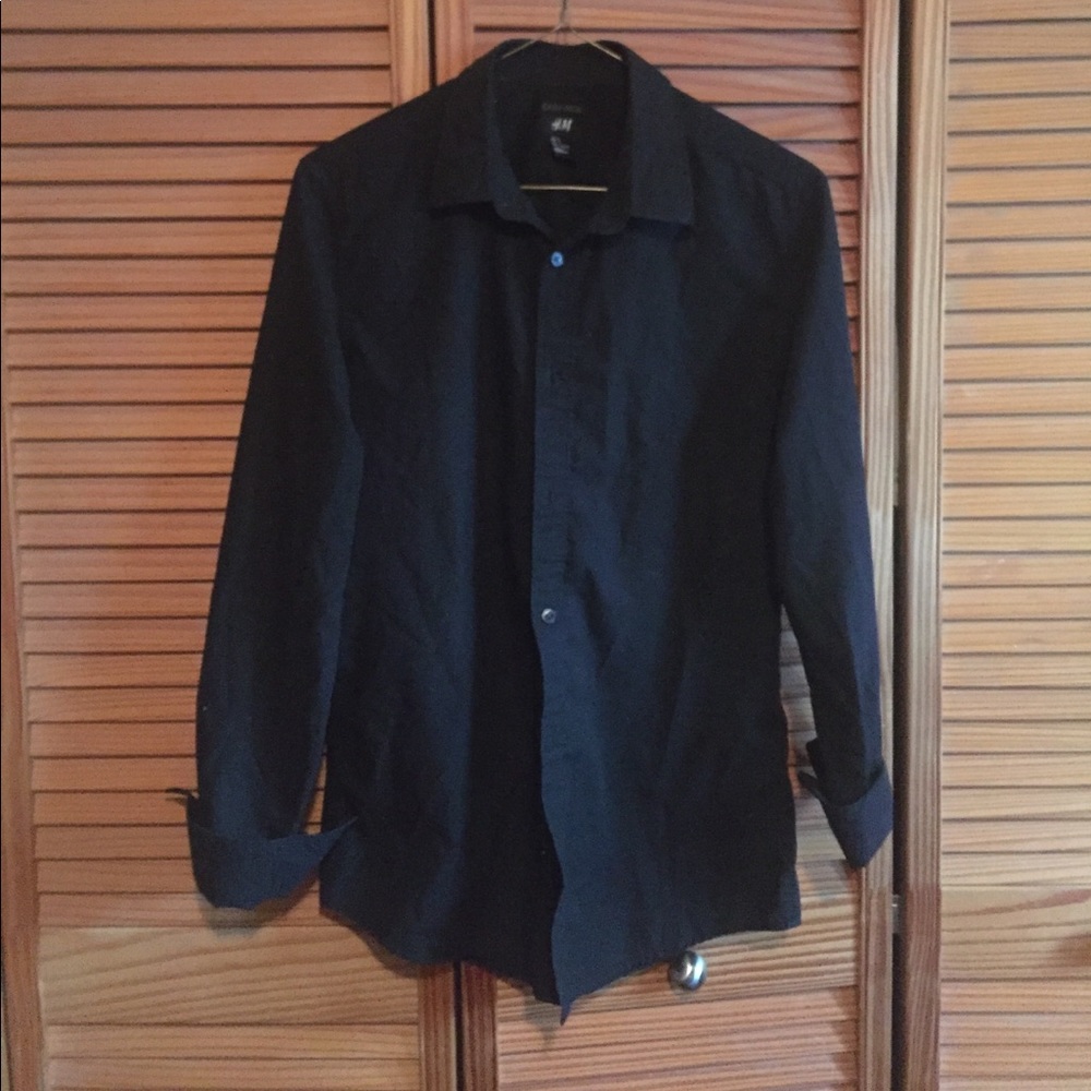 Black button up