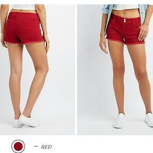 ☆NWT☆ Refuge Mid Rise Shortie Cut off Denim Shorts