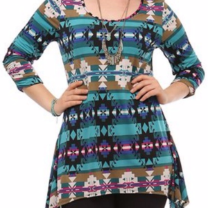 Handkerchief Hem Tunic NWOT