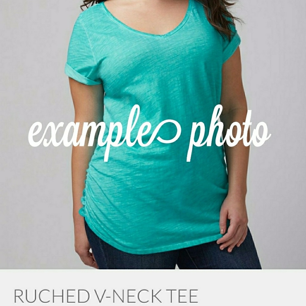 Set of 3-tshirts runched side tops